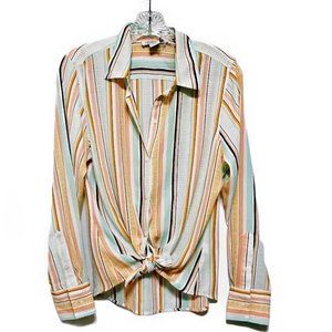 Rachel Zoe Pastel Striped Shirt NWT